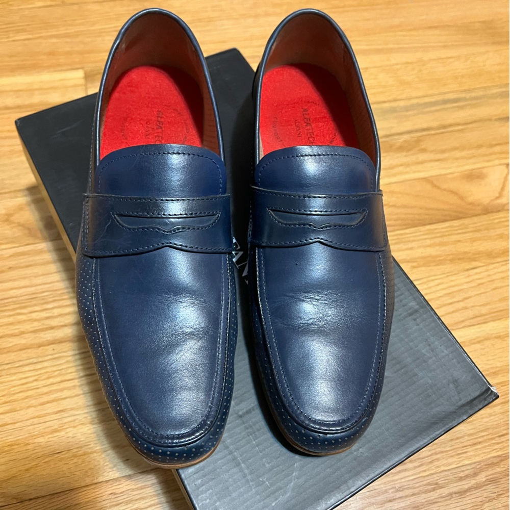 Alfani blue loafers